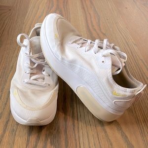 Nike Air Max white, yellow, pink